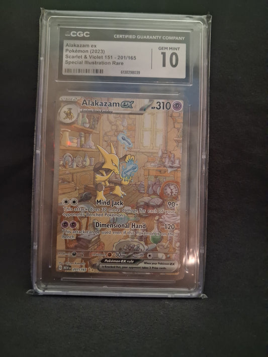 Alakazam SIR Pokemon 151 English GEM MINT 10 CGC