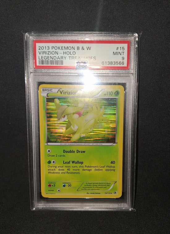 Virizion Holo Legendary Treasures B&W English MINT 9 PSA