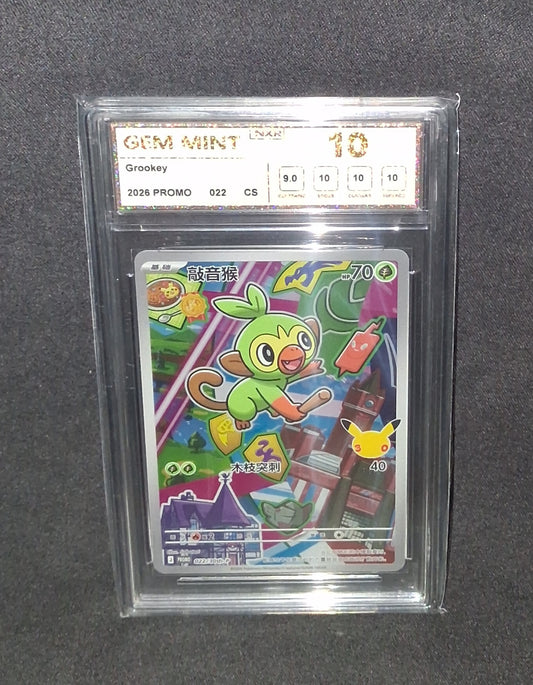 Grookey Promo 022 Chinese GEM MINT 10 NXR