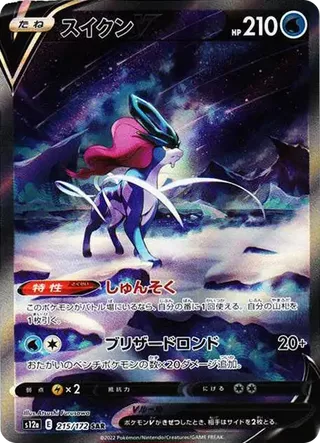 Suicune V SAR 215/172 Vstar Universe PSA 10