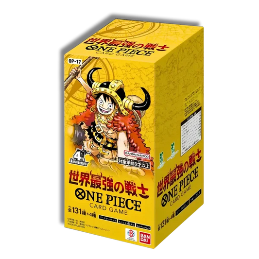 The World's Strongest Warriors OP-17 box set japonés