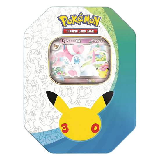 30th Anniversary English Sylveon ex Tin Case (10 units)